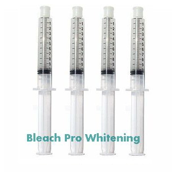 teeth whitening gel 10ml syringes x 4 pcs